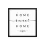 Fort-de-france,martinique, France Home Sweet Home With Map Coordinates Framed Artwork
