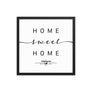 Tórshavn, Faroe Islands, Denmark Home Sweet Home With Map Coordinates Framed Artwork