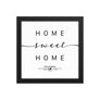Santa Barbara, California, USA Home Sweet Home With Map Coordinates Framed Artwork