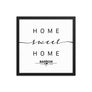 Barrow, Alaska, USA Home Sweet Home With Map Coordinates Framed Artwork