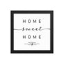 Ponta Delgada, Azores, Portugal Home Sweet Home With Map Coordinates Framed Artwork