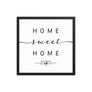 Salt Lake City, Utah, USA Home Sweet Home With Map Coordinates Framed Artwork