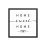 Cincinnati, Ohio, USA Home Sweet Home With Map Coordinates Framed Artwork