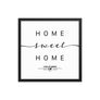 Los Alamos, New Mexico, USA Home Sweet Home With Map Coordinates Framed Artwork