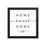 Newcastle Upon Tyne, England, UK Home Sweet Home With Map Coordinates Framed Artwork