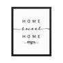 Bristol, England, UK Home Sweet Home With Map Coordinates Framed Artwork