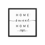 Kamloops, British Columbia, Canada Home Sweet Home With Map Coordinates Framed Artwork
