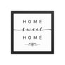San-Francisco, California, USA Home Sweet Home With Map Coordinates Framed Artwork