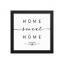 Fort-de-france,martinique, France Home Sweet Home With Map Coordinates Framed Artwork