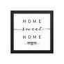 Memphis, Tennessee, USA Home Sweet Home With Map Coordinates Framed Artwork