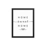 Yokohama,kanagawa, Japan Home Sweet Home With Map Coordinates Framed Artwork