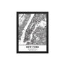 Manhattan New York City NYC Black & White Framed Artwork