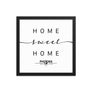 Phoenix, Arizona, USA Home Sweet Home With Map Coordinates Framed Artwork
