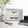 Zagreb, Croatia High-Quality Vinyl Laptop Indoor Stickers