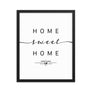 Corpus Christi, Texas, USA Home Sweet Home With Map Coordinates Framed Artwork