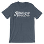 Blue Jesus Saves Bro Tshirt