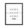 Saitama,saitama, Japan Home Sweet Home With Map Coordinates Framed Artwork