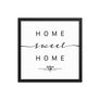 Zürich, Switzerland Home Sweet Home With Map Coordinates Framed Artwork