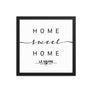 Le Havre, Normandy, France Home Sweet Home With Map Coordinates Framed Artwork