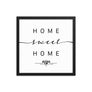 Adak, Alaska, USA Home Sweet Home With Map Coordinates Framed Artwork
