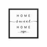 Inverness, Scotland, UK Home Sweet Home With Map Coordinates Framed Artwork