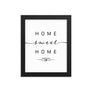 Virginia Beach, Virginia, USA Home Sweet Home With Map Coordinates Framed Artwork