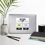 Xi'an Stickers, High-Quality Vinyl Laptop Stickers, Set of 5 Pack