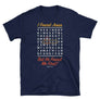 I Found Jesus Crossword Tee in Nanvy Blue