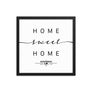 Nuremberg, Bavaria, Germany Home Sweet Home With Map Coordinates Framed Artwork