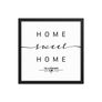 Yarmouth, Nova Scotia, Canada Home Sweet Home With Map Coordinates Framed Artwork
