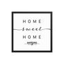Sapporo,hokkaido, Japan Home Sweet Home With Map Coordinates Framed Artwork