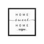 Ravenna, Emilia-romagna, Italy Home Sweet Home With Map Coordinates Framed Artwork