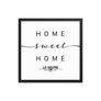 Le Havre, Normandy, France Home Sweet Home With Map Coordinates Framed Artwork