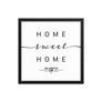 Willemstad, Curaçao, Netherlands Home Sweet Home With Map Coordinates Framed Artwork