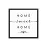 San-Francisco, California, USA Home Sweet Home With Map Coordinates Framed Artwork