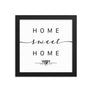 Visby, Gotland, Sweden Home Sweet Home With Map Coordinates Framed Artwork