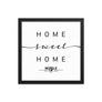 Mobile, Alabama, USA Home Sweet Home With Map Coordinates Framed Artwork
