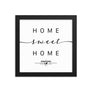 Zaragoza, Aragon, Spain Home Sweet Home With Map Coordinates Framed Artwork