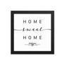 Honolulu, Hawaii, USA Home Sweet Home With Map Coordinates Framed Artwork