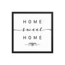 Fairbanks, Alaska, USA Home Sweet Home With Map Coordinates Framed Artwork