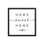 Santo Domingo, Dominican Republic Home Sweet Home With Map Coordinates Framed Artwork