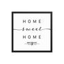 New York City, New York, USA Home Sweet Home With Map Coordinates Framed Artwork