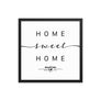 Bradford, England, UK Home Sweet Home With Map Coordinates Framed Artwork