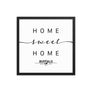 Buffalo, New York, USA Home Sweet Home With Map Coordinates Framed Artwork