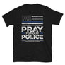 Back The Blue USA Flag Blue Line Pray For Police Officer - Unisex T-Shirt