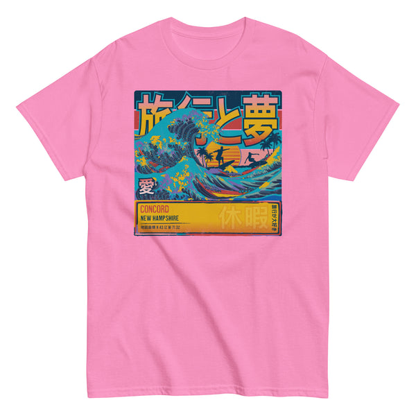 Concord, New Hampshire, USA, Great Wave Off Kanagawa Unisex T-Shirt