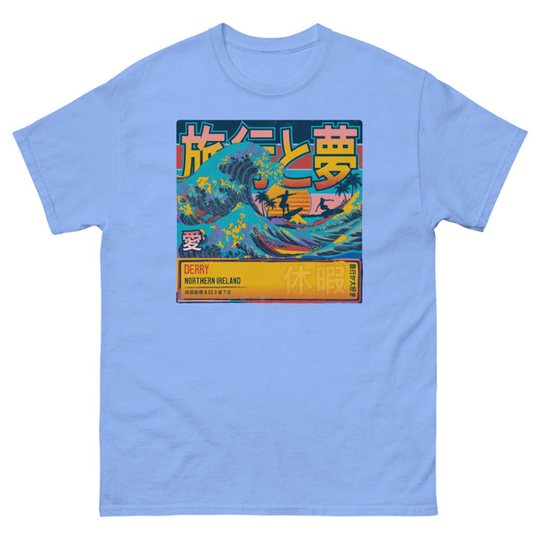 Derry, Northern Ireland, United Kingdom, Great Wave Off Kanagawa Unisex T-Shirt