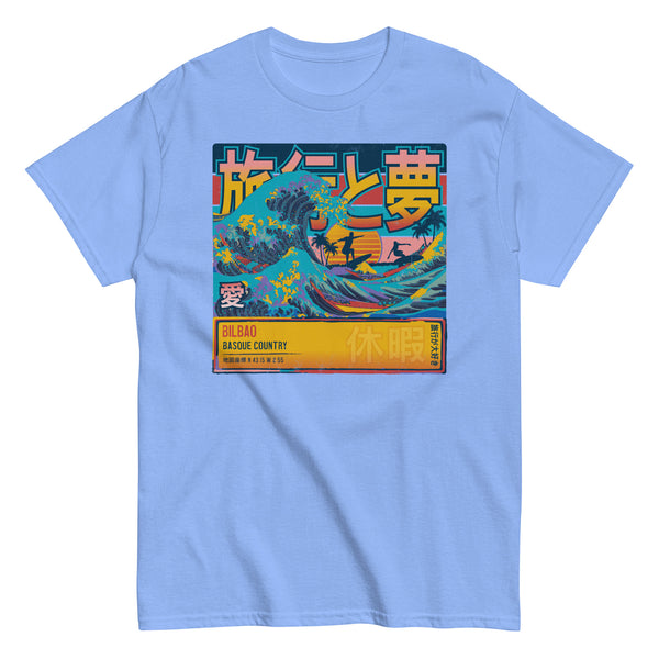 Bilbao, Basque Country, Spain, Great Wave Off Kanagawa Unisex T-Shirt