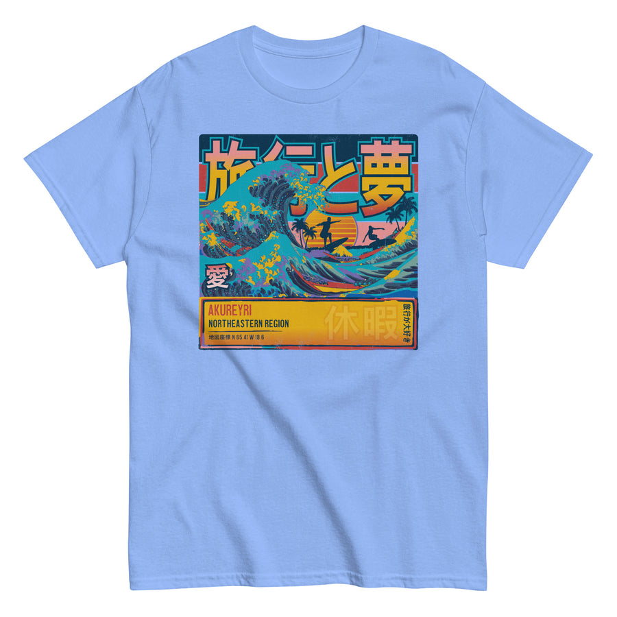 Akureyri, Northeastern Region, Iceland, Great Wave Off Kanagawa Unisex T-Shirt