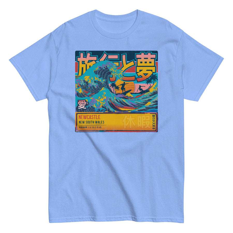 Newcastle, New South Wales, Australia, Great Wave Off Kanagawa Unisex T-Shirt